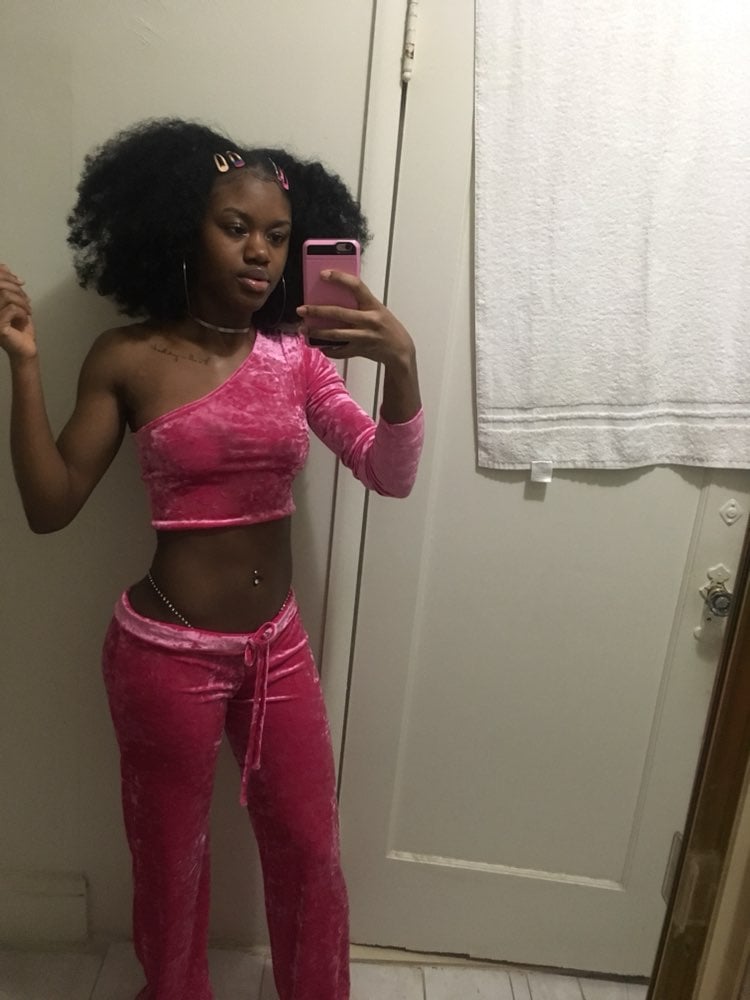 Hot Pink Crushed Velvet Two piece