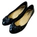 Neiman Marcus Black Leather Ballerina Flats/Dressy Shoes, Size 10M, EUC