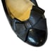 Neiman Marcus Black Leather Ballerina Flats/Dressy Shoes, Size 10M, EUC