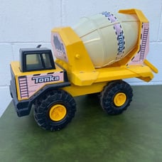 Vintage Tonka XMB-975 Cement Mixer Steel/Plastic/Metal Large