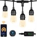 15 LED Lights Smart String Lights Waterproof Outdoor 2.4GHz Wi-Fi Controlled