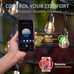15 LED Lights Smart String Lights Waterproof Outdoor 2.4GHz Wi-Fi Controlled