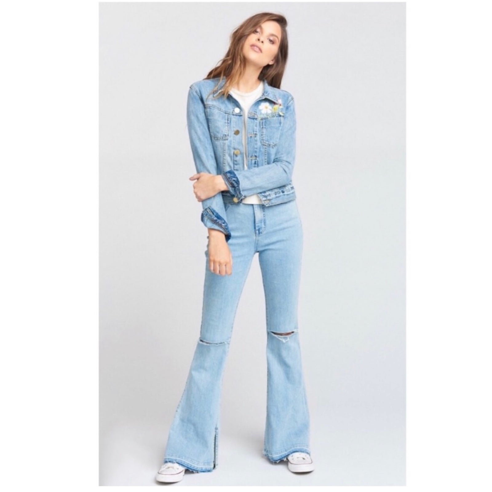 SHOW ME YOUR MUMU | Women’s Girlfriend Jacket ~ Light Vintage Wash - Size S