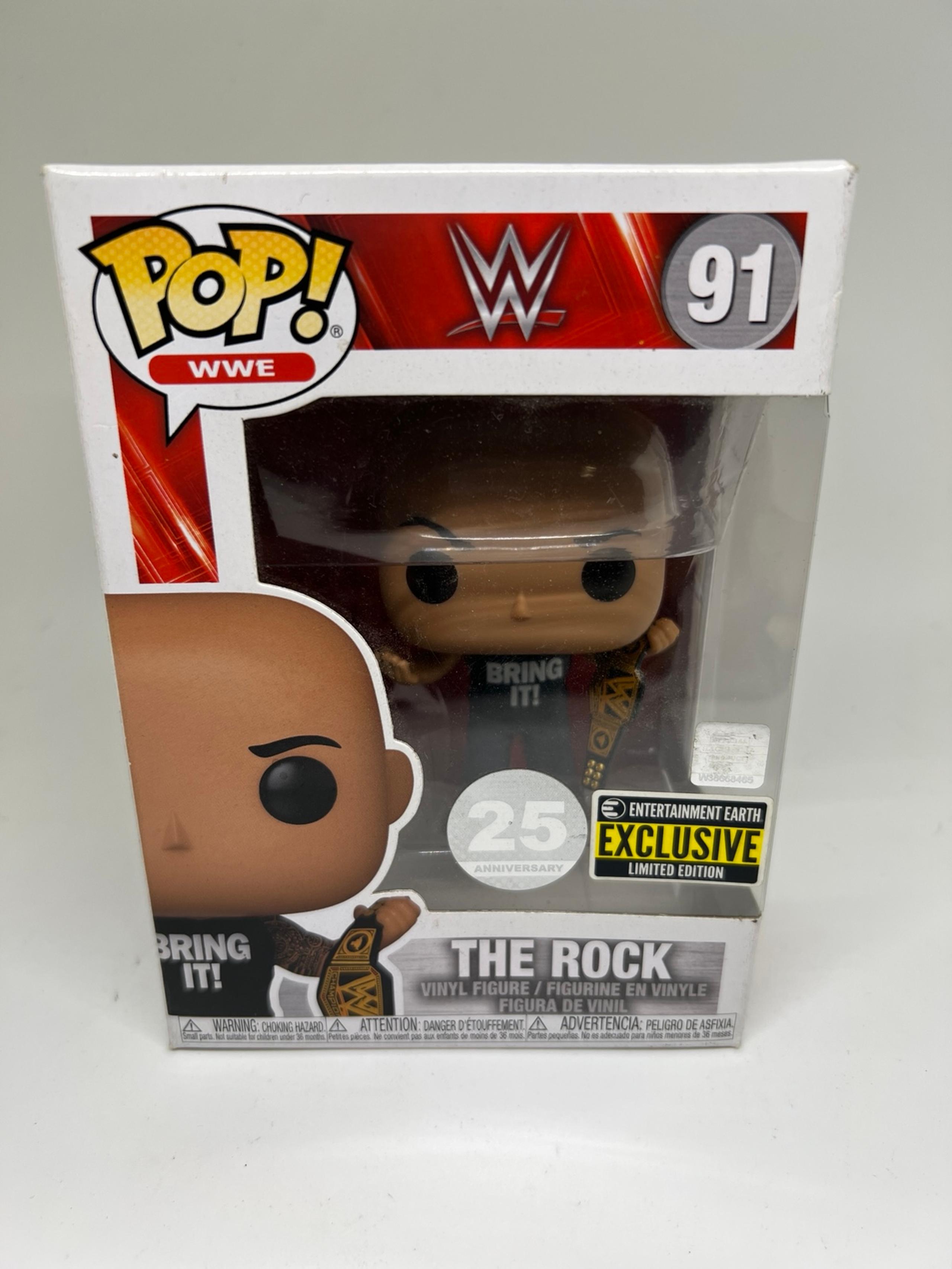 FUNKO POP / WWF (THE ROCK) #91 in plastic case
