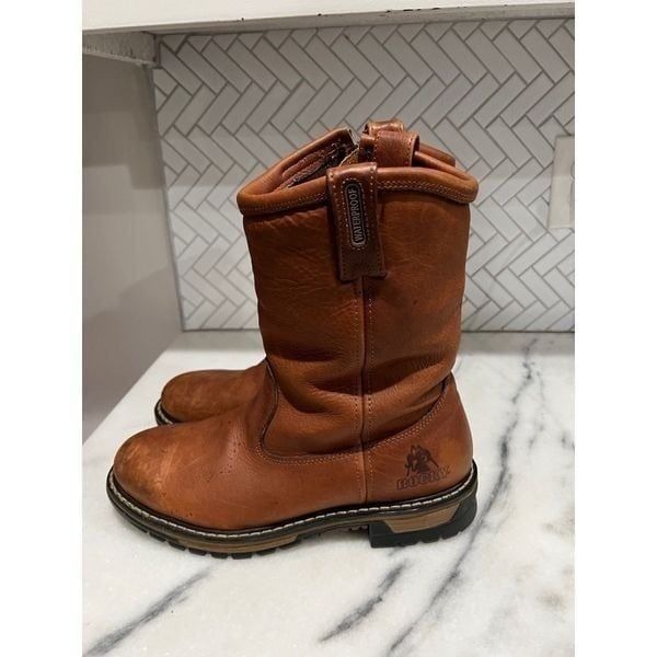 Rocky Wellington steel toed and water proof boots Sz 11