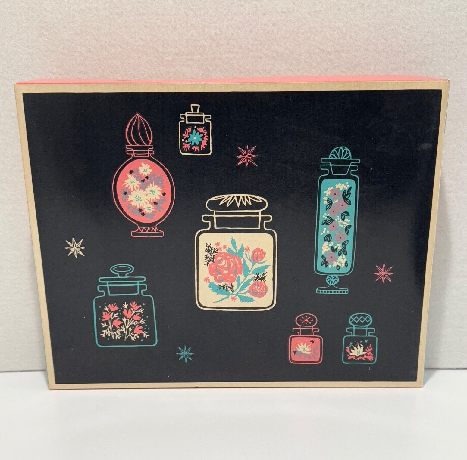 Vintage Terry Tuft Empty Decorative Box Only From Towel Gift Set