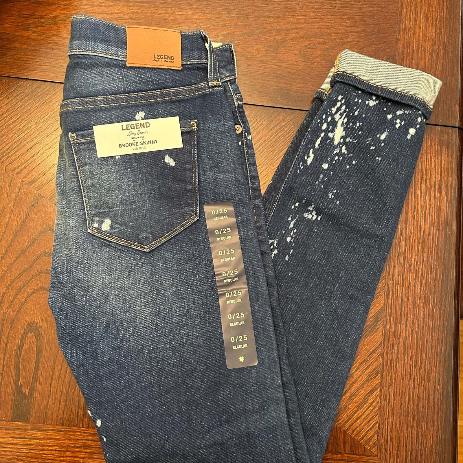 NWT Women’s Lucky Brand Brooke Skinny Mid Rise Jeans