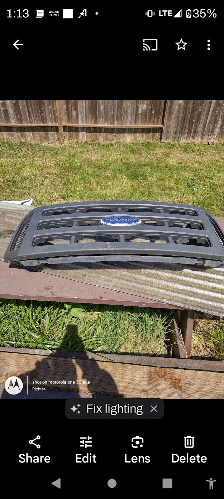 2006 Ford 450Grill
