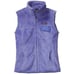 Patagonia Re-Tool Purple Lavender Polartec Soft Fleece Vest Womens Sz M Zip EUC