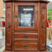 12 Vintage Wood Jewelry armoire chest jewelry box