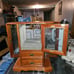 12 Vintage Wood Jewelry armoire chest jewelry box