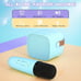 YLL Mini Karaoke Machine for Kids, Portable Bluetooth Speaker with Wireless Micr
