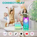 YLL Mini Karaoke Machine for Kids, Portable Bluetooth Speaker with Wireless Micr