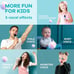 YLL Mini Karaoke Machine for Kids, Portable Bluetooth Speaker with Wireless Micr