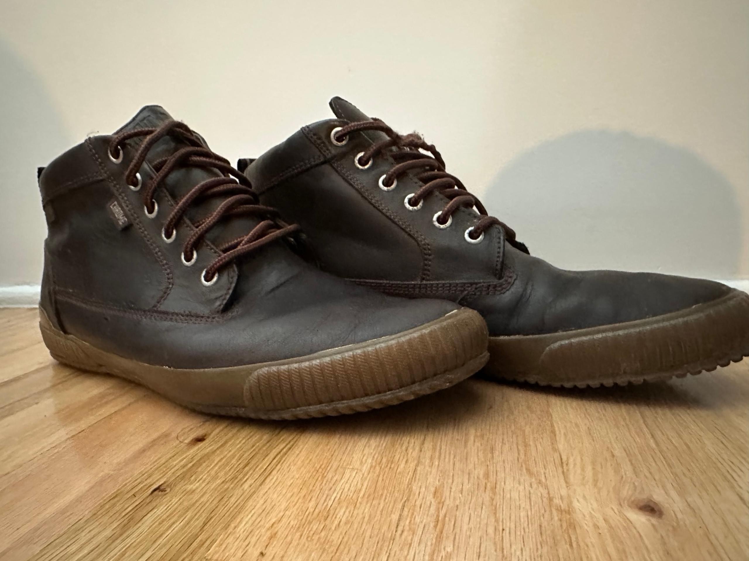Chrome Industries Storm Boots Mens 11.5 Ankle Chuka Casual Brown Leather