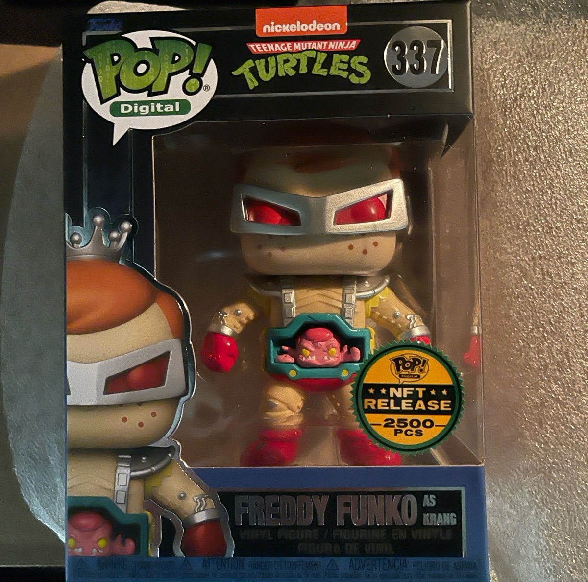 Funko Freddy as Krang tmnt nft series 2