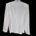 Studio I White Blazer with Embroidered Details, Covered Buttons Size 10