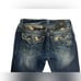 Miss Me Dark Wash Denim Cropped Jeans Embellished Size 25 inseam 23