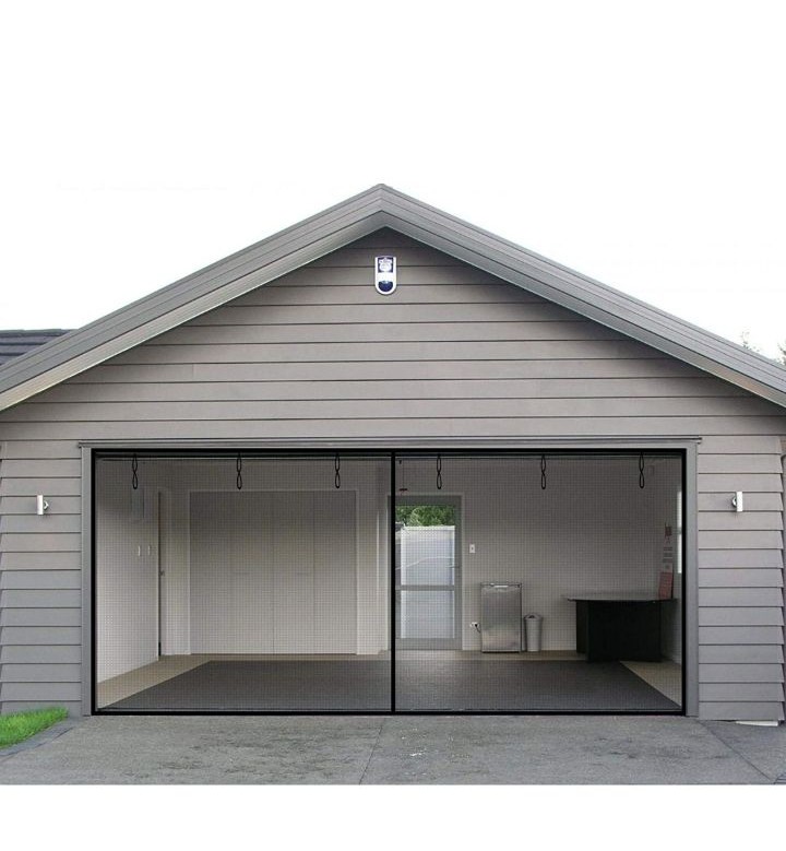 Garage door screen