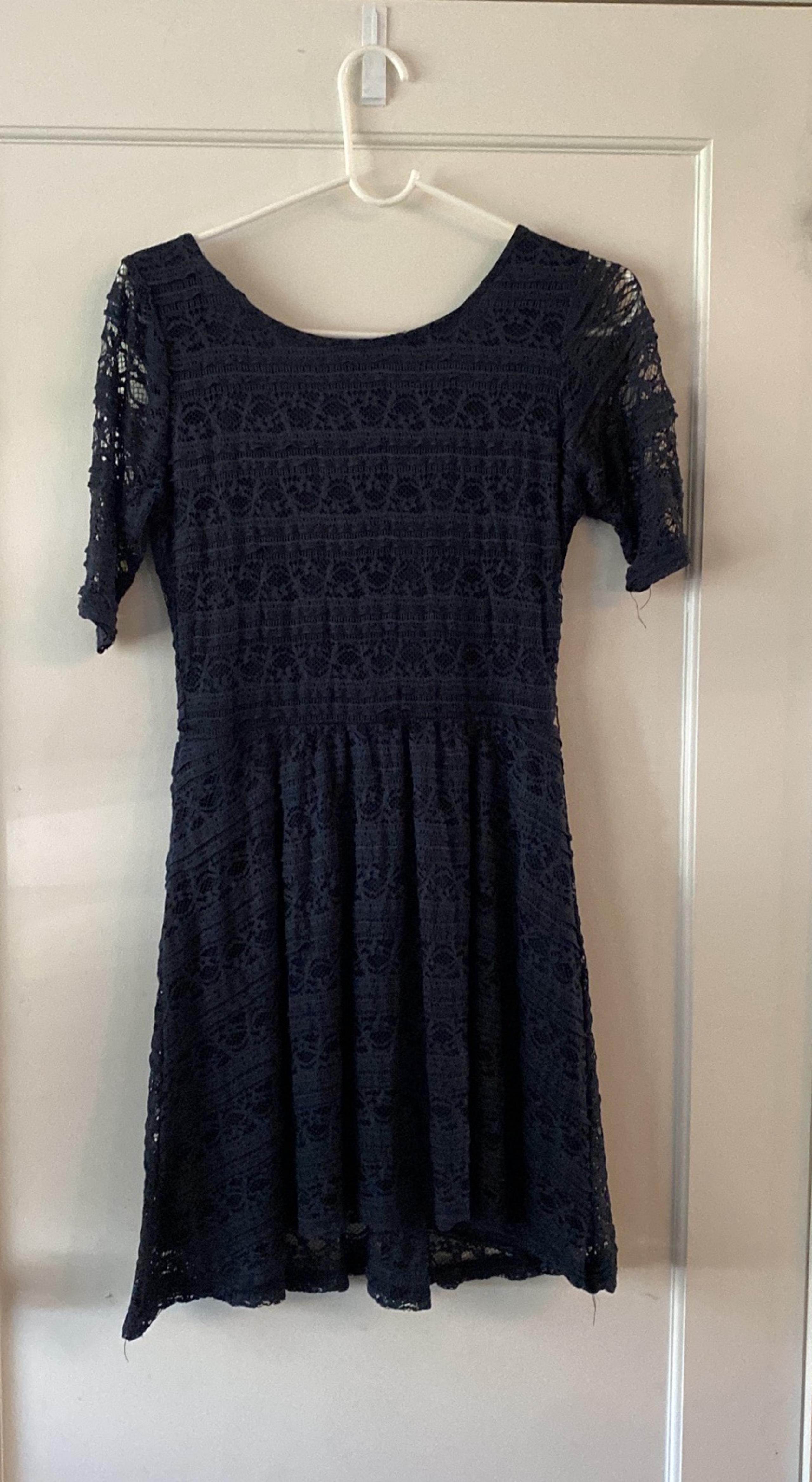 Jolt navy blue lace dress