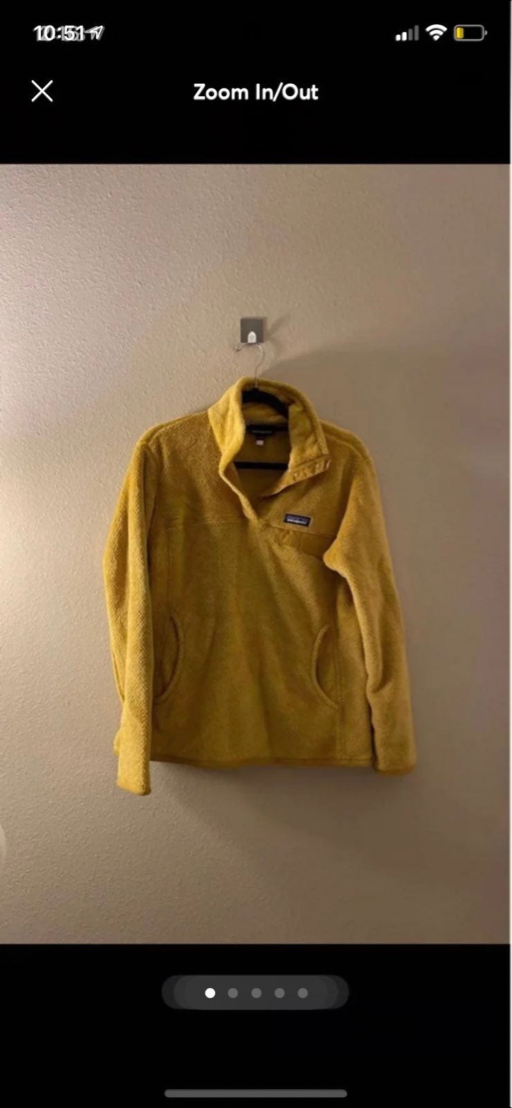 Patagonia Re-tool mustard EUC