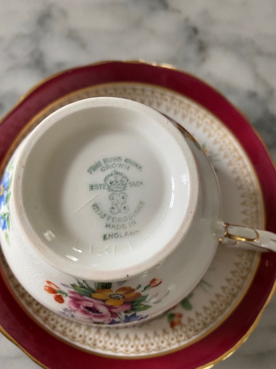 Bone China Teacup & Saucer