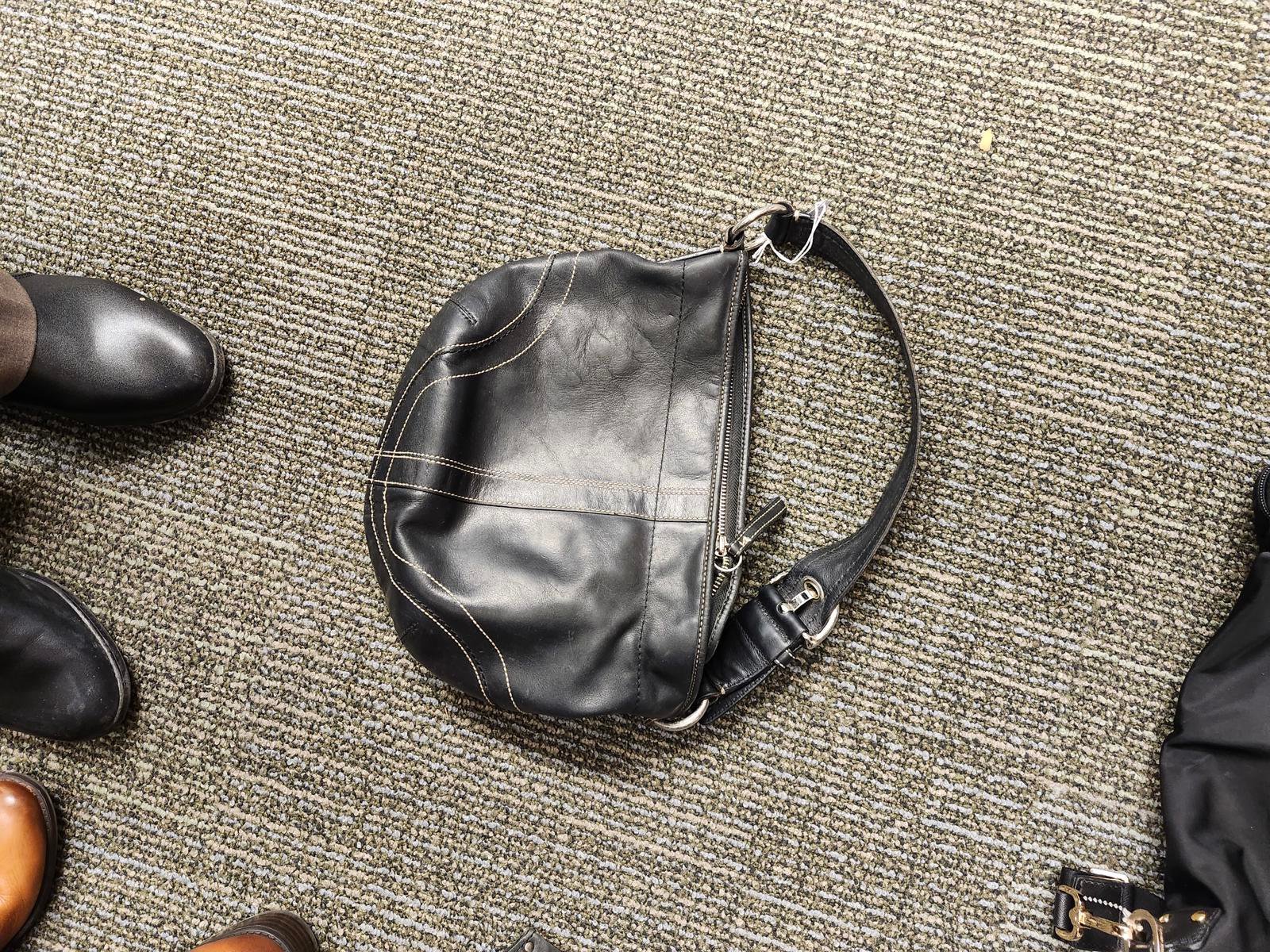 Coach leather bag