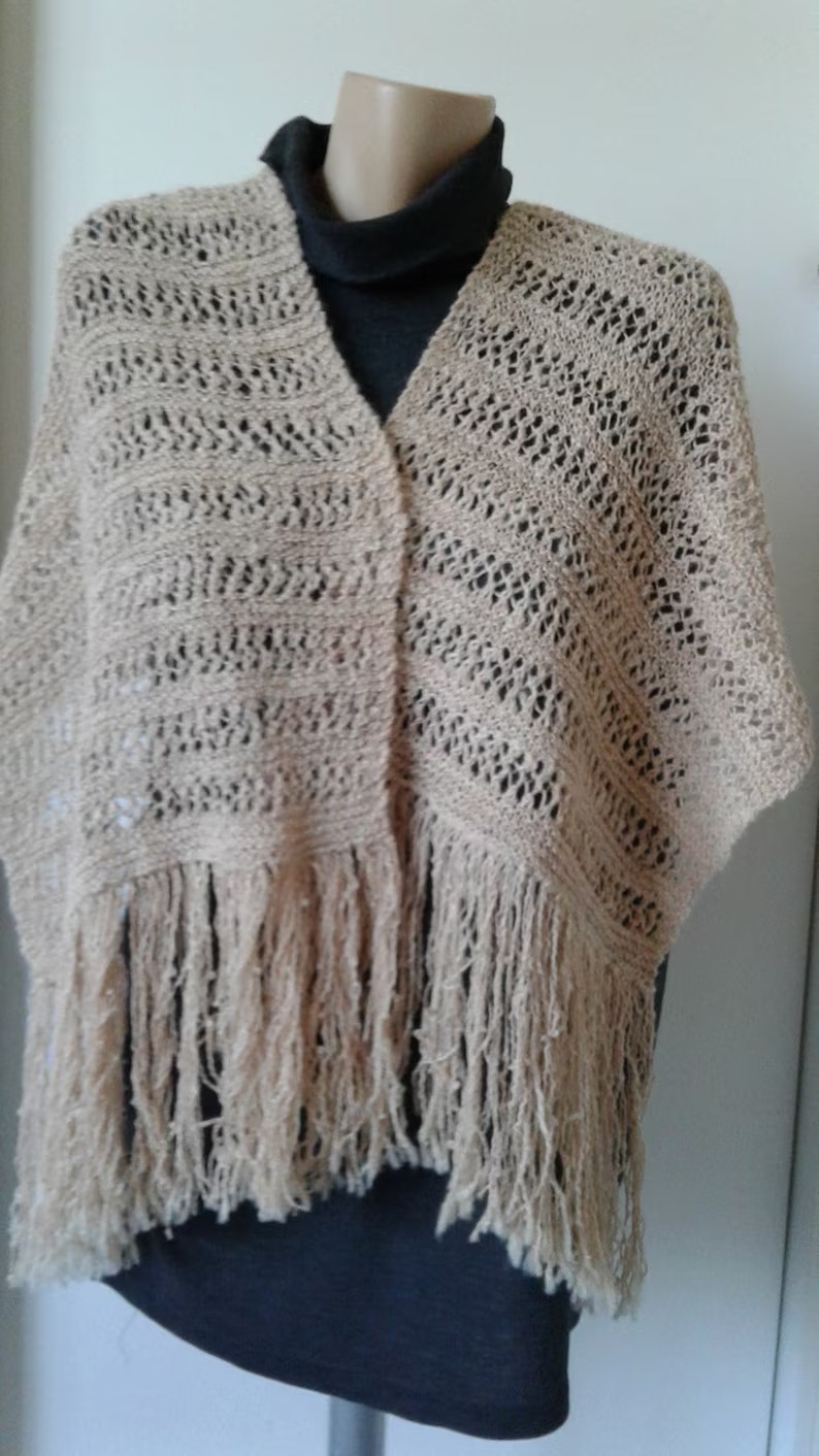 alpaca and silk shawl