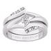 2 Piece Wedding Ring Set Size 7