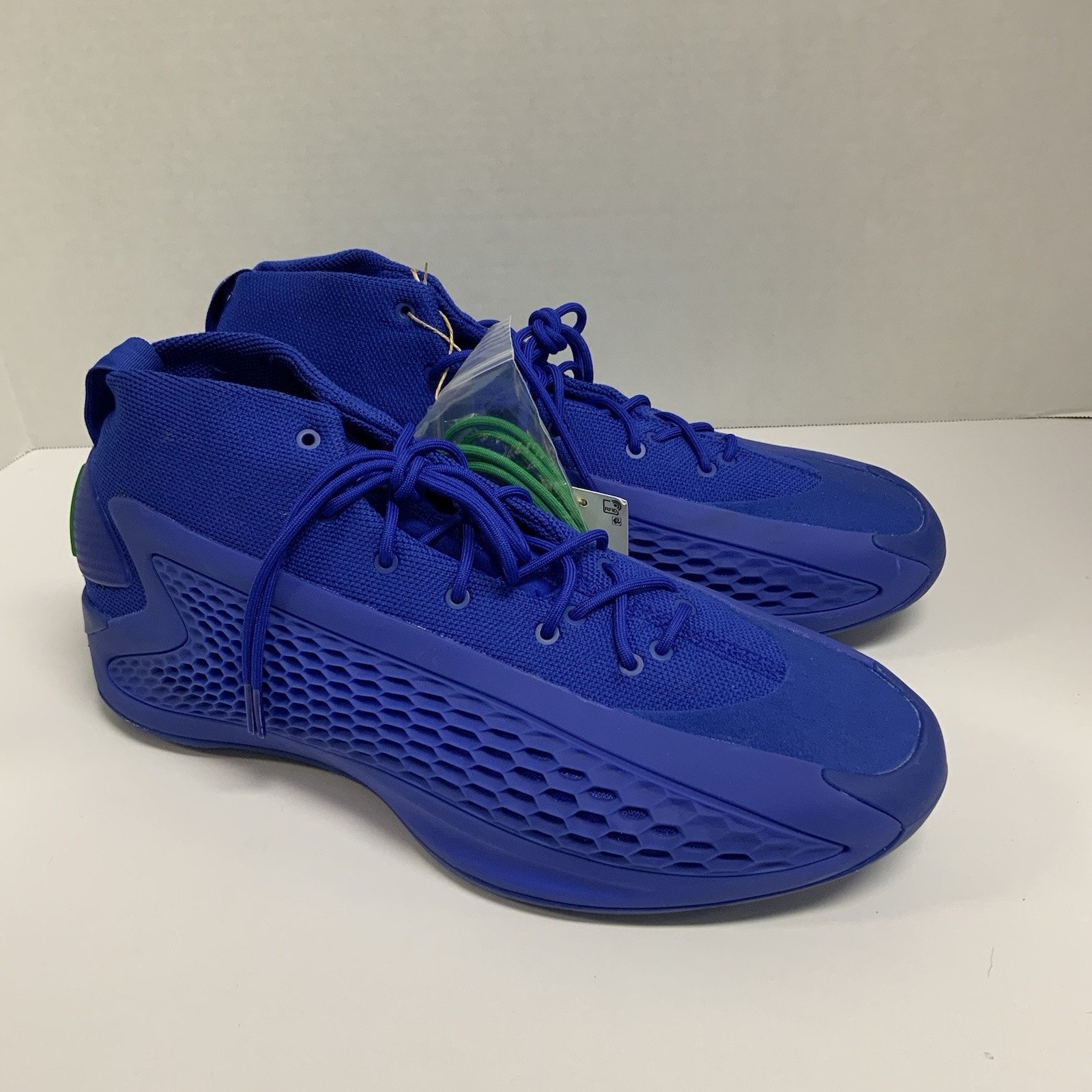 Adidas AE 1 Velocity Blue IF1864 Size 14.5 Men Anthony Edwards Basketball Shoes