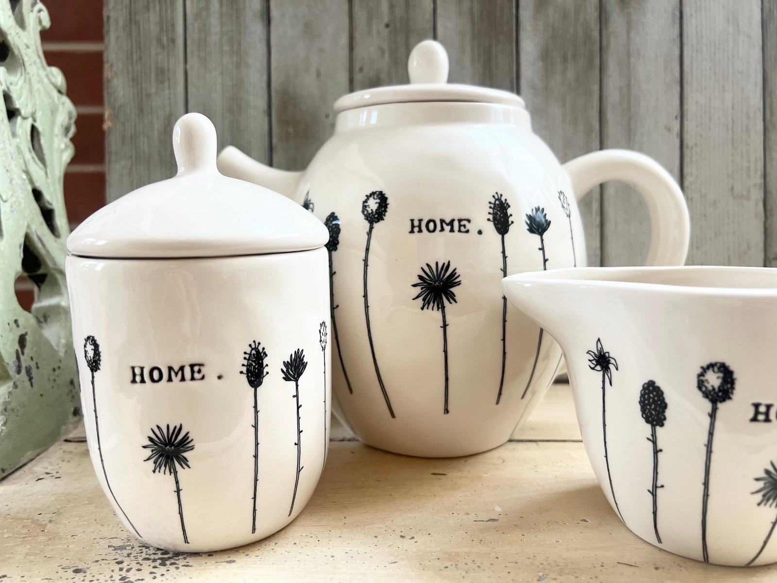 Vintage Rae Dunn Chubby HOME Set (Mexclusive)