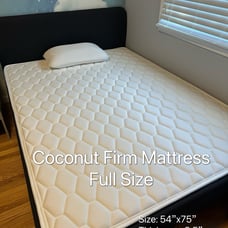 Full size coconut firm Mattress by Dreamland - like new