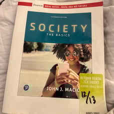 Textbook society the basics, 15th edition by John MACIONIS