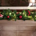 9 FT LED Christmas Garland with Pinecones Red Berries Bows