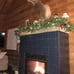 9 FT LED Christmas Garland with Pinecones Red Berries Bows