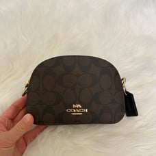 Coach Mini Serena Crossbody In Signature Canvas IMAA8