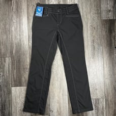 Kuhl Splash Straight Pants Womens Size 10 Charcoal Gray Drawstring Outdoor