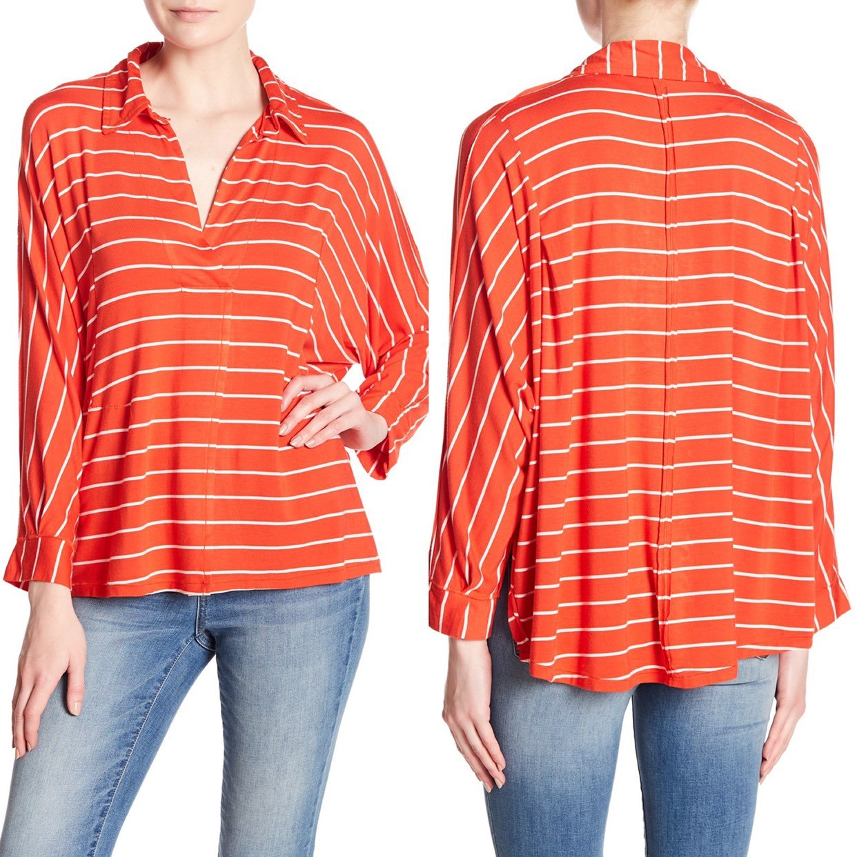 Free People Cant Fool Me Striped Top