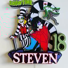 Beetlejuice Cake Topper