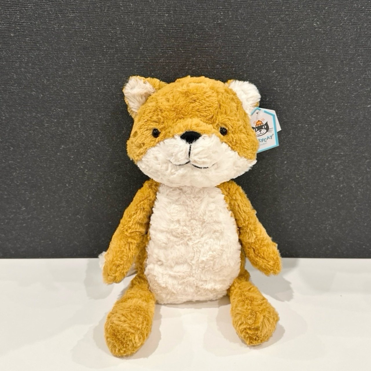 Jellycat Tuffet fox- NWT Retired, sweet face!- SHIPS SAME DAY!