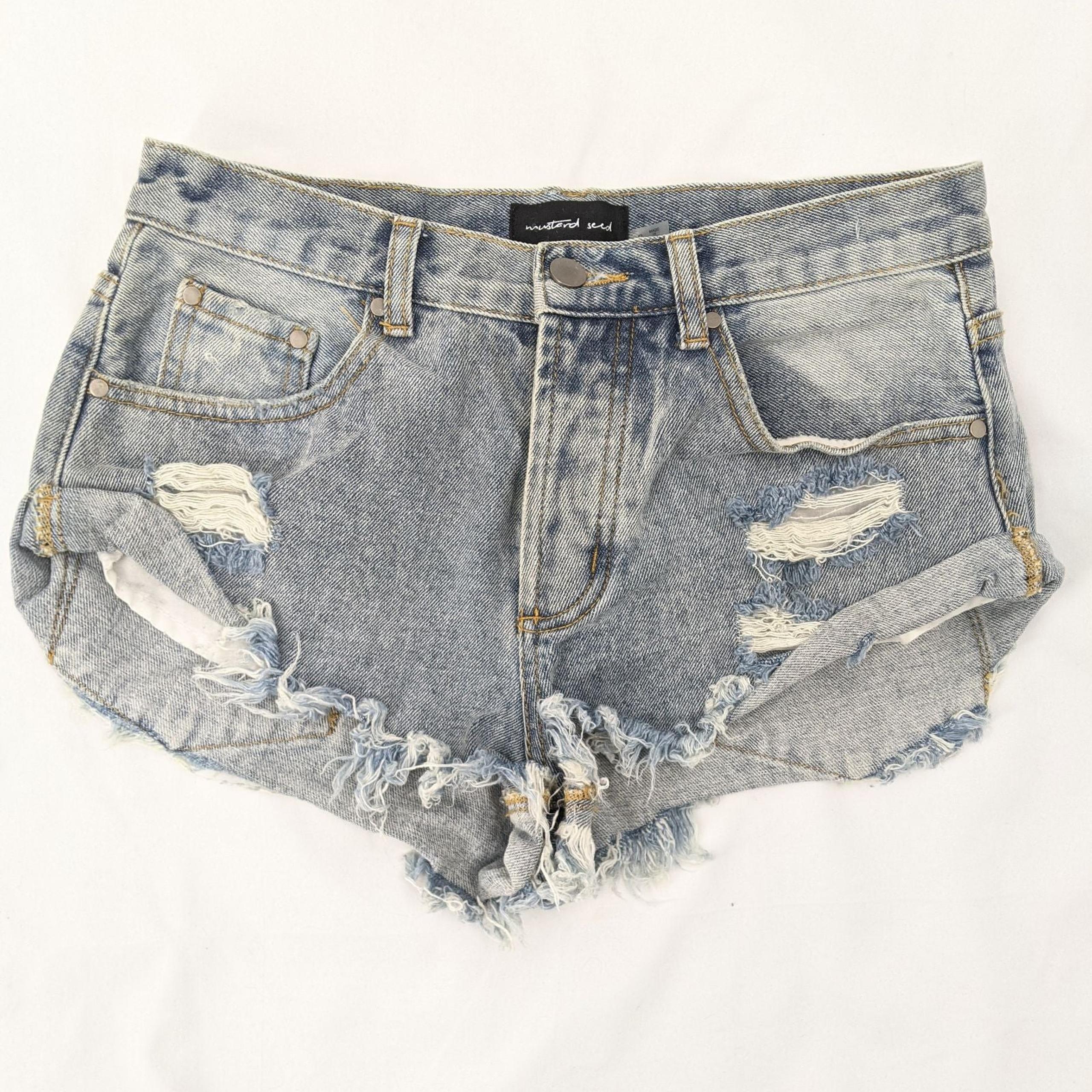 mustard seed Jean Shorts