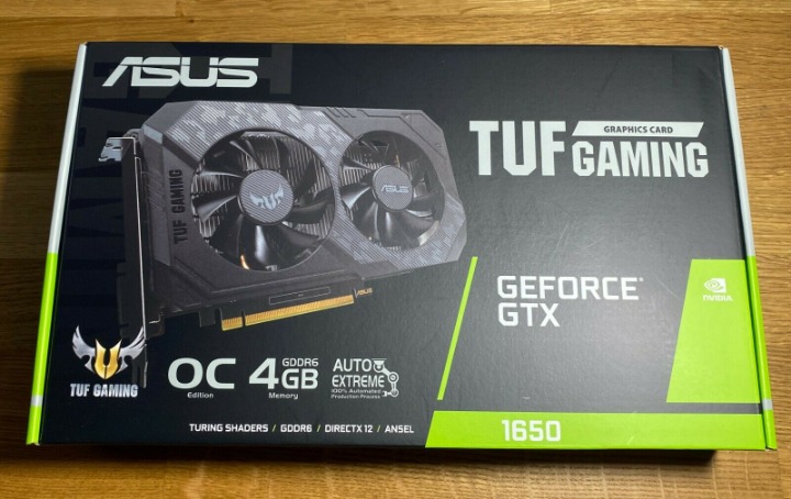 GTX 1650 TUF Gaming OC 4GB Graphics Card