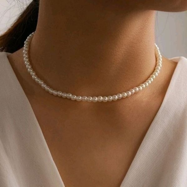 Faux Pearl Necklace