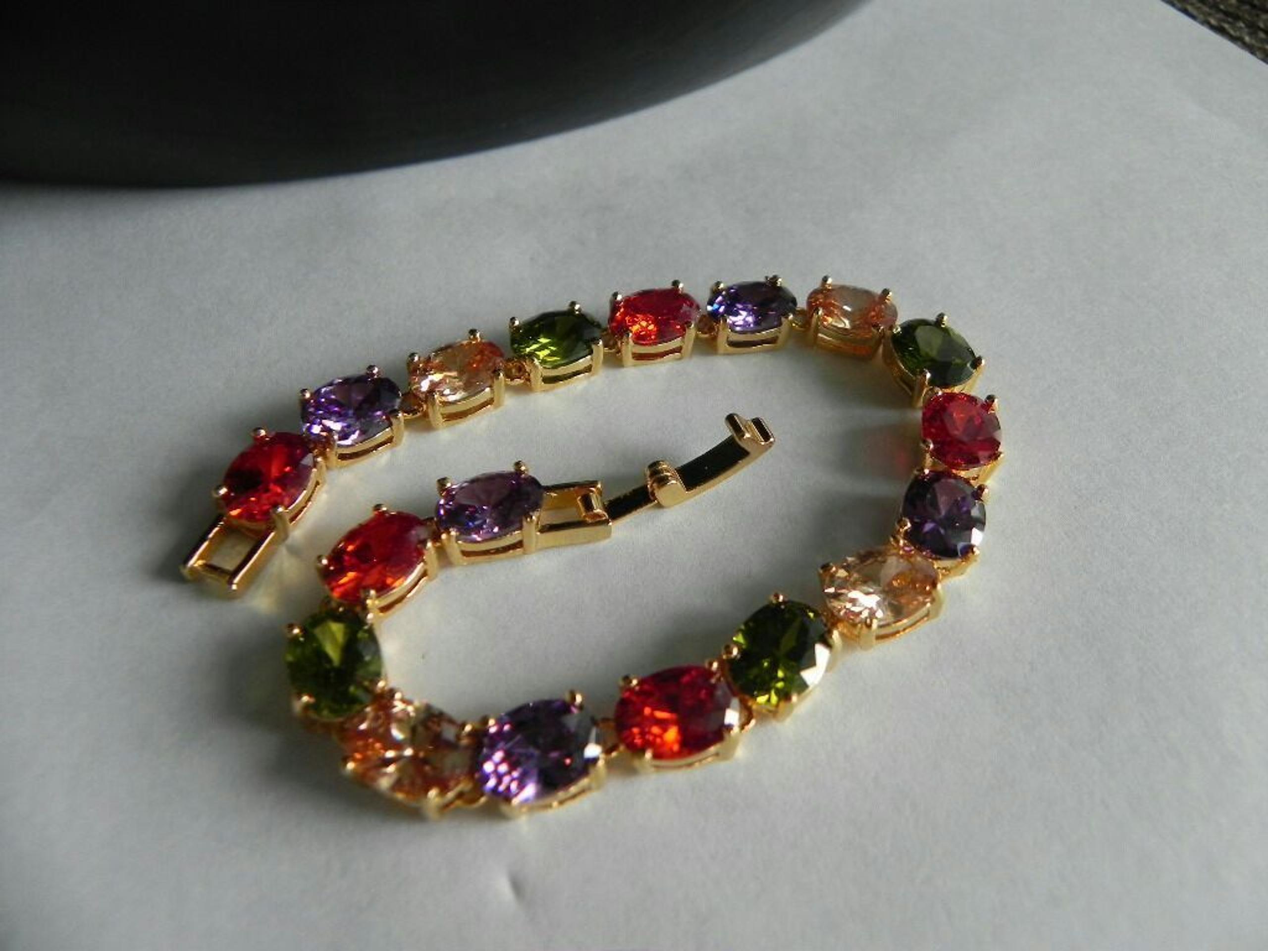Multicolor Rhinestones Bracelet