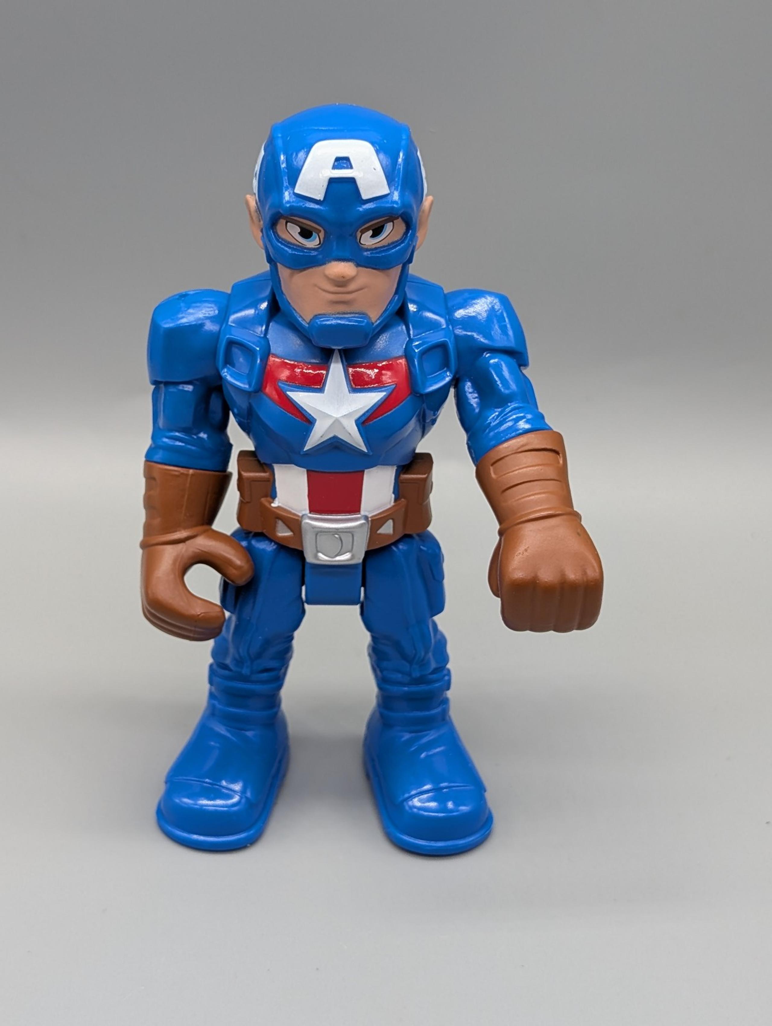 PlaySkool Super Hero Adventures Marvel 5" Captain America Action Figure