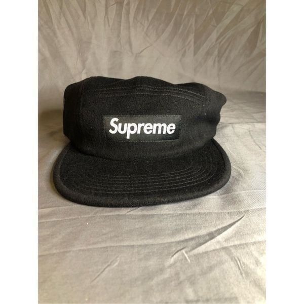Supreme Harris Tweed Wool Camp Cap FW'17 Bogo Box Logo Hat