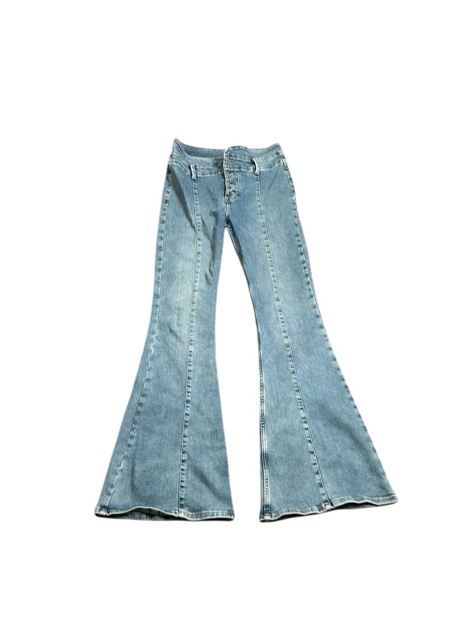 We the free flare leg jean size 29 festive casual