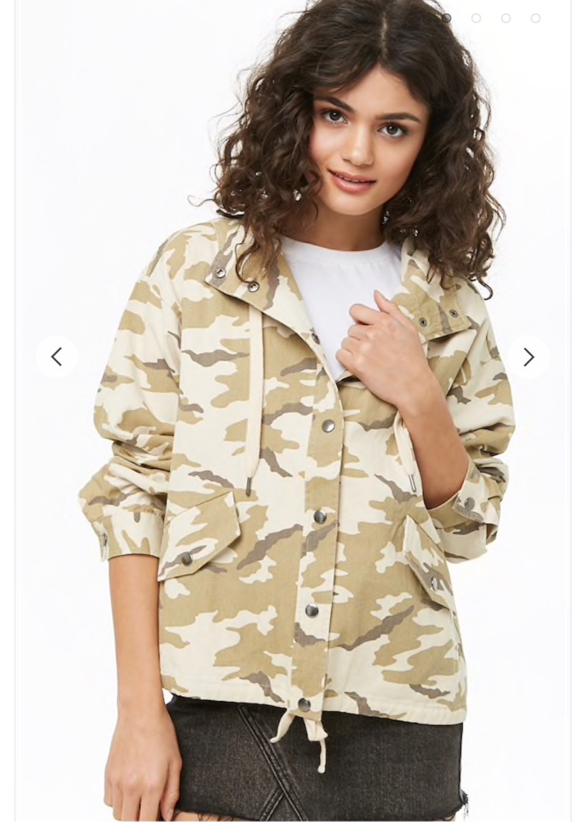 Camo Print Jacket