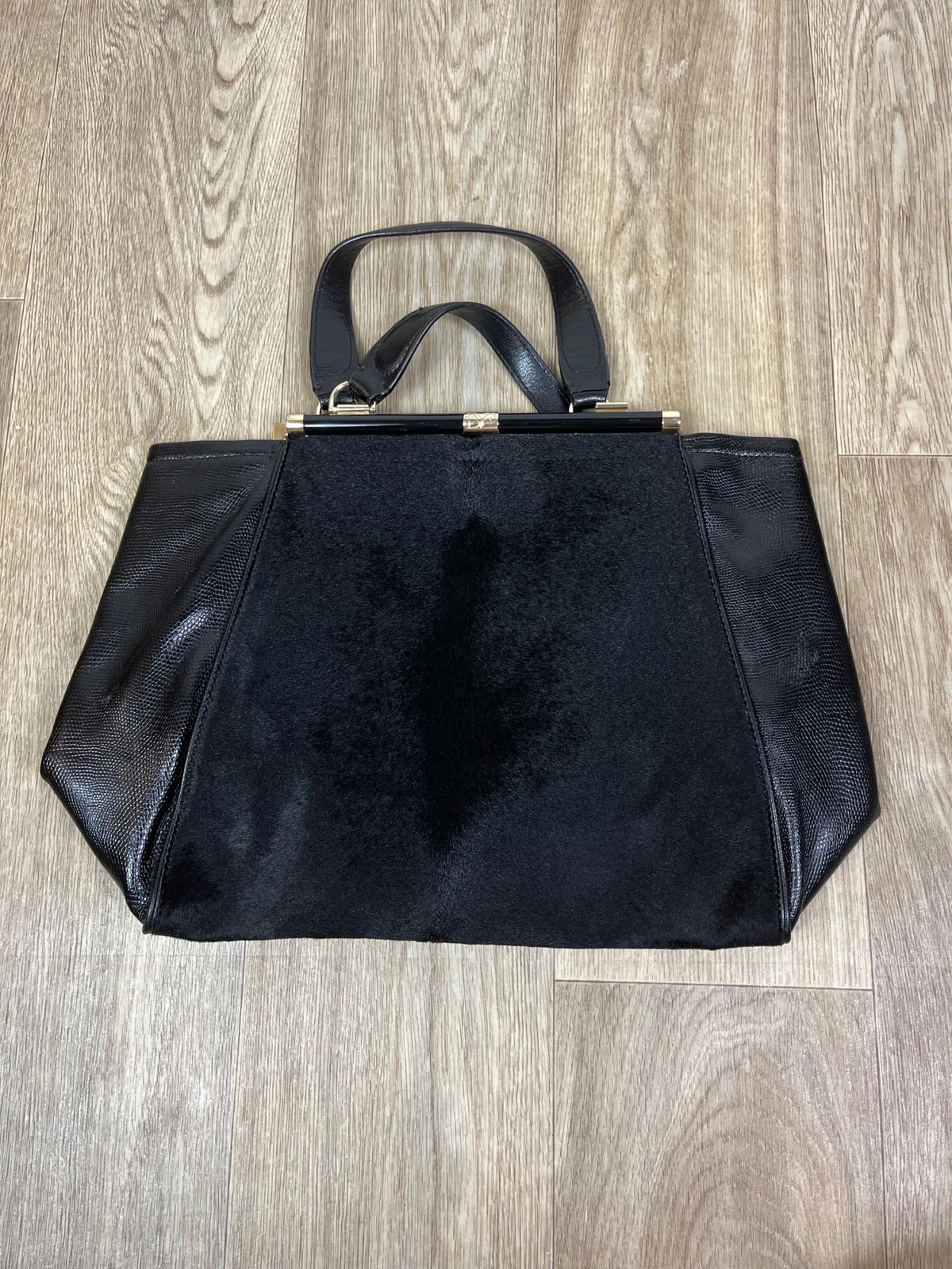 diane von furstenberg black purse