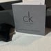Calvin Klein Continuity Slim Oval Faceted Yellow Glass Stone Ring Size 6 NWT
